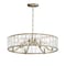 Maxim Lighting Odeon 6-Light Chandelier, Golden Silver 21866BCGS - alternate 1